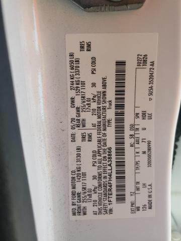 2020 FORD RANGER XL 1FTER4FH4LLA38866