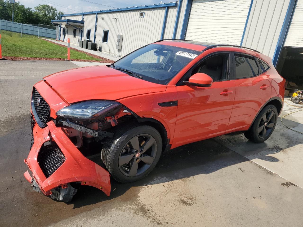 JAGUAR E-TYPE CHECKERED FLAG