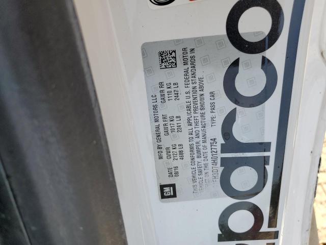 2017 CHEVROLET CAMARO SS 1G1FH3D74H0127754