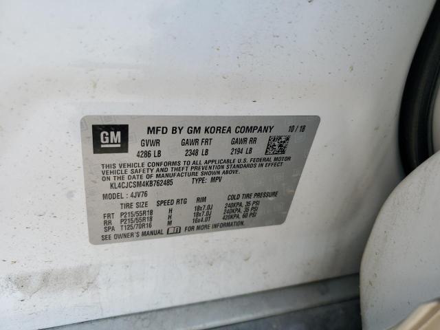 2019 BUICK ENCORE ESSENCE KL4CJCSM4KB762485
