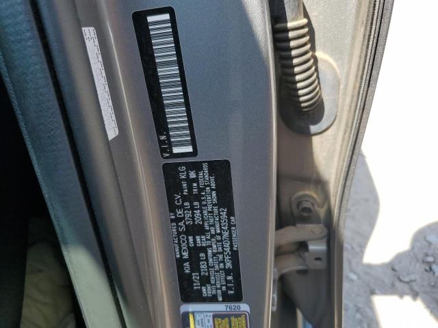 2022 KIA FORTE GT L 3KPF54AD7NE435942