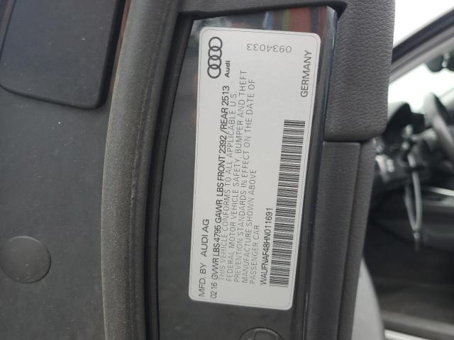 2017 AUDI A4 PRESTIG WAUFNAF48HN011691