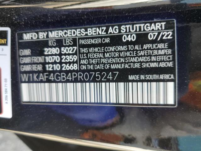 2023 MERCEDES-BENZ C 300 W1KAF4GB4PR075247
