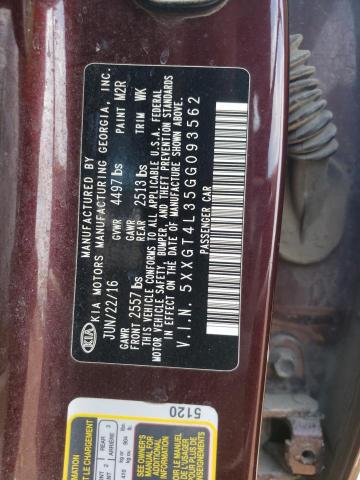 2016 KIA OPTIMA LX - 5XXGT4L35GG093562
