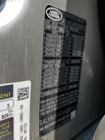 2020 LAND ROVER RANGE ROVE SALYB2EX7LA281123