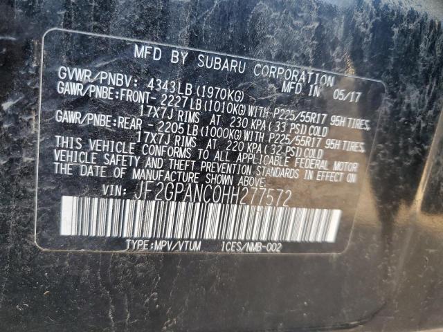 2017 SUBARU CROSSTREK JF2GPANC0HH277572
