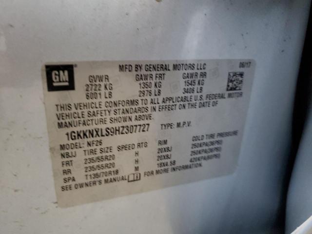 2017 GMC ACADIA DEN 1GKKNXLS9HZ307727