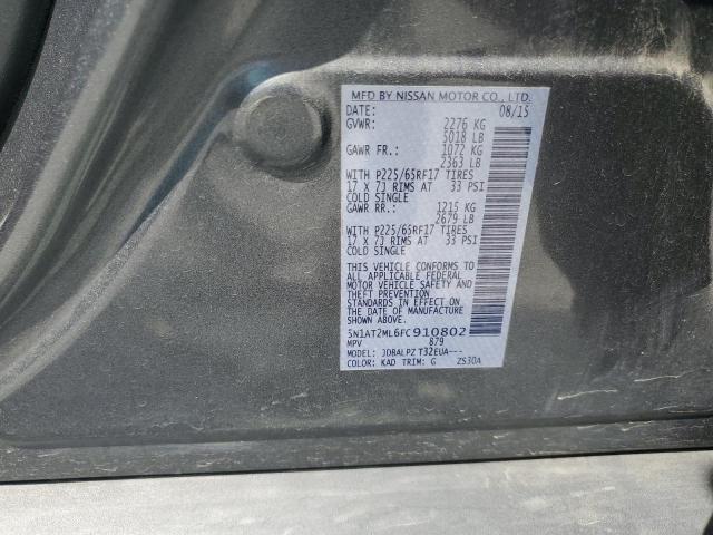2015 NISSAN ROGUE S 5N1AT2ML6FC910802