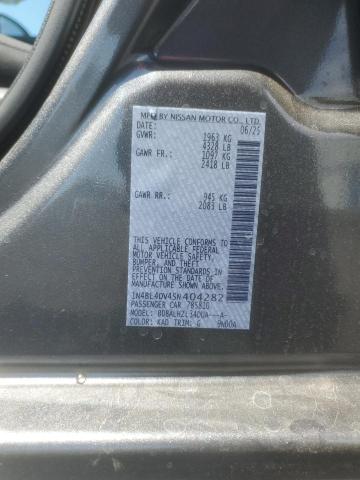 2025 NISSAN ALTIMA SV 1N4BL4DV4SN404282