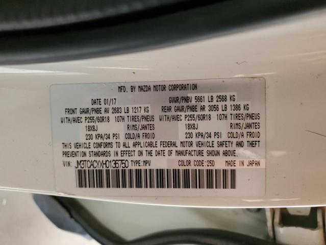 2017 MAZDA CX-9 TOURI JM3TCACYXH0136750