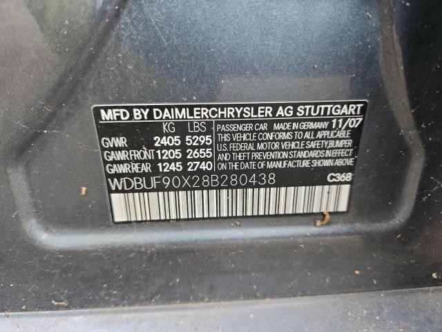 2008 MERCEDES-BENZ E 550 4MAT #3308213163