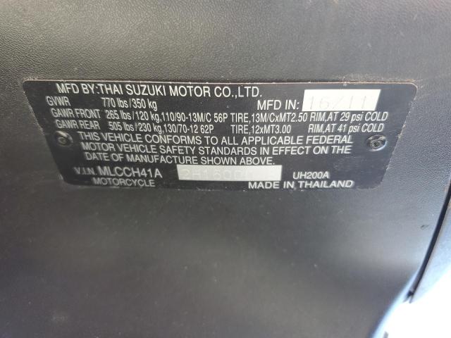 2017 SUZUKI UH200 MLCCH41A2H1600046
