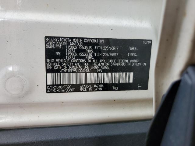 2020 TOYOTA RAV4 LE - JTMF1RFV5LD049187