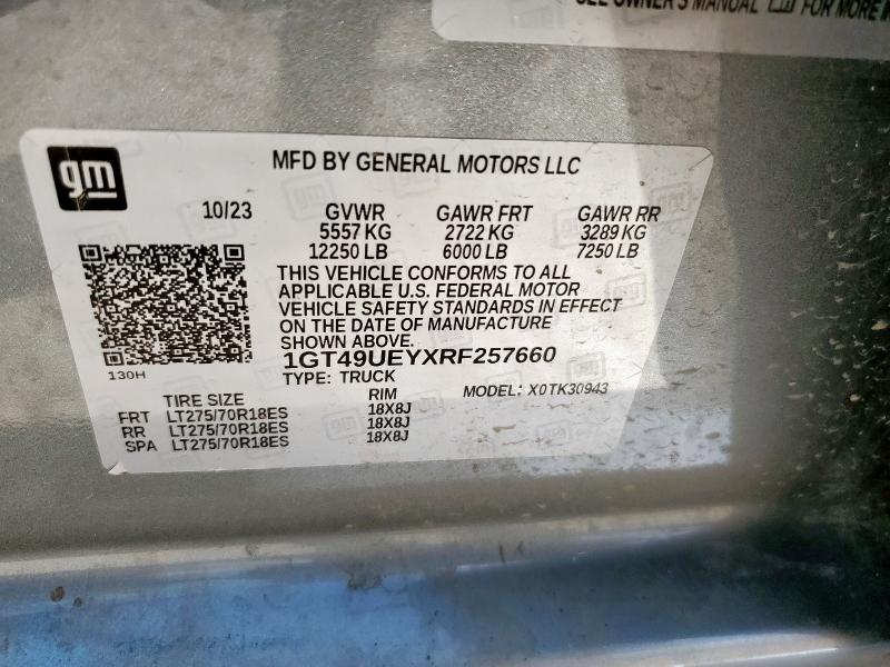 2024 GMC SIERRA K35 1GT49UEYXRF257660