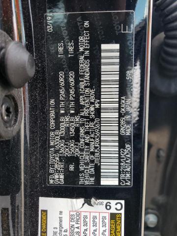 2019 TOYOTA 4RUNNER LI JTEBU5JRXK5693670