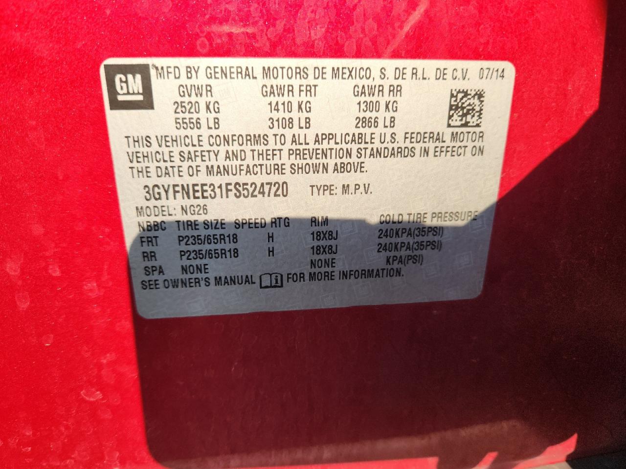 CADILLAC SRX LUXURY COLLECTION