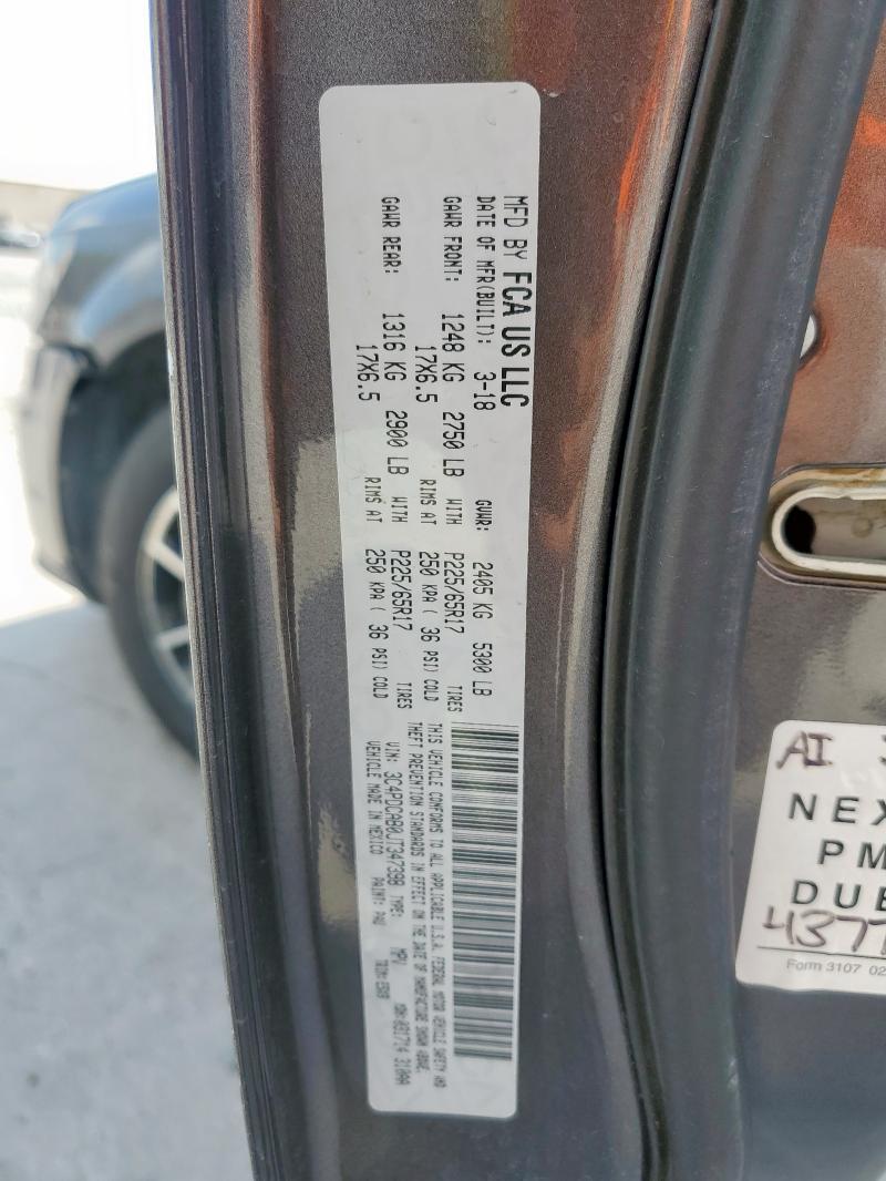 2018 DODGE JOURNEY SE 3C4PDCAB0JT347398