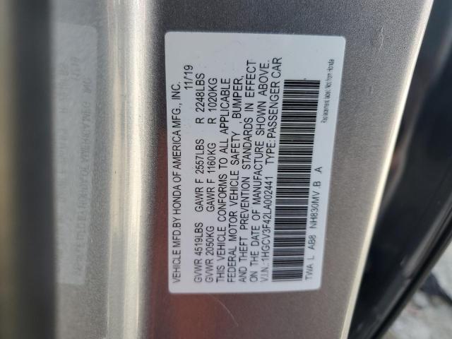 2020 HONDA ACCORD HYB 1HGCV3F42LA002441