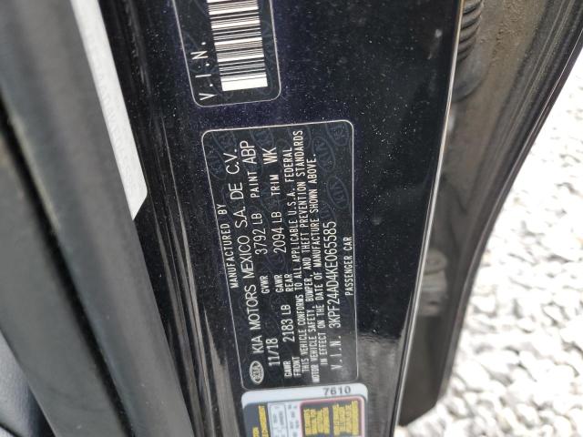 2019 KIA FORTE FE 3KPF24AD4KE065585