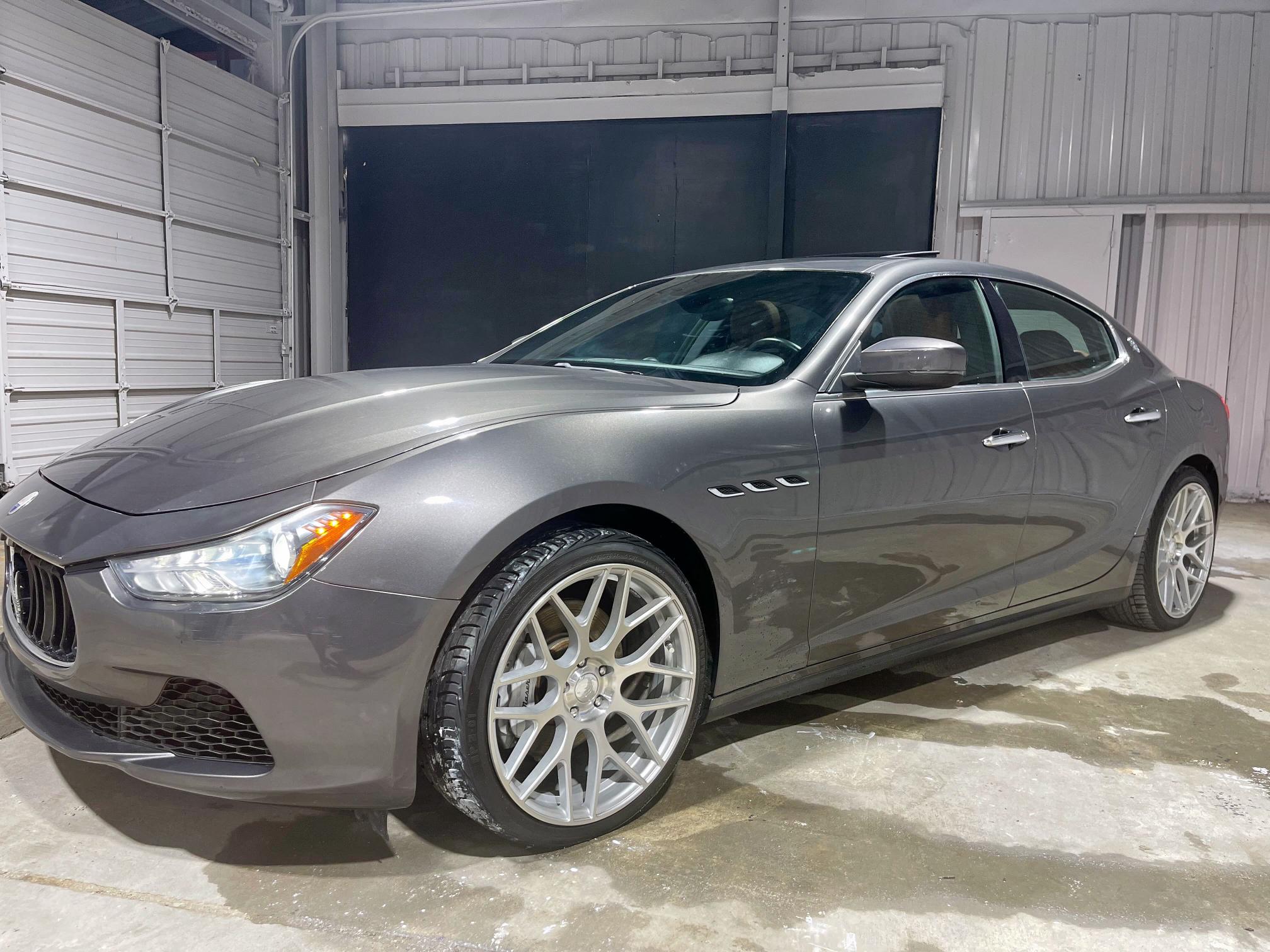 MASERATI GHIBLI 2017 charcoal  gas ZAM57XSA9H1206127 photo #3