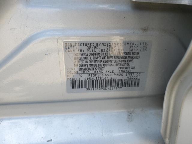 2020 NISSAN SENTRA S - 3N1AB8BVXLY219597