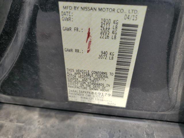 2015 NISSAN ALTIMA 2.5 - 1N4AL3APXFN869179