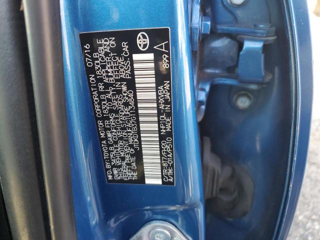 2016 TOYOTA PRIUS C JTDKDTB37G1134840