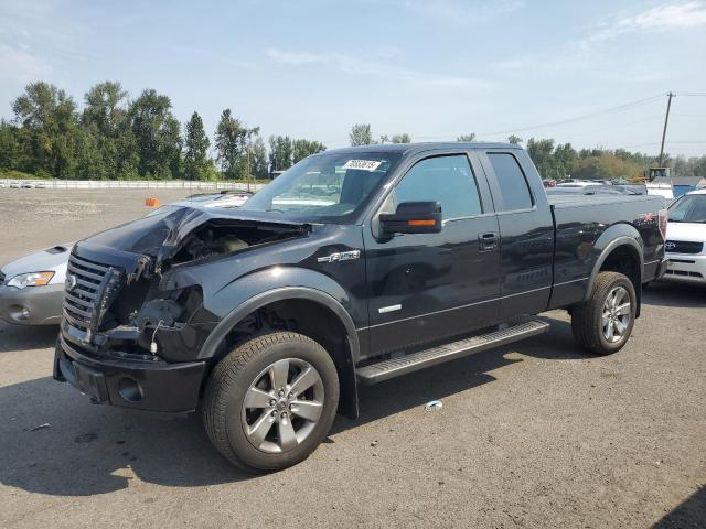 FORD F150 SUPER 2011 black  gas 1FTFX1ET5BFB12727 photo #1