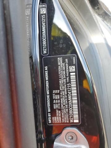 2021 TOYOTA SUPRA BASE WZ1DB0C0XMW041215