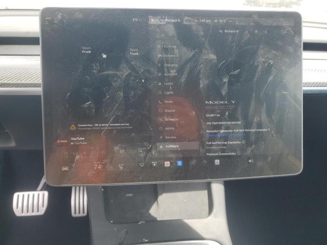 2022 TESLA MODEL Y 7SAYGDEF0NF362196