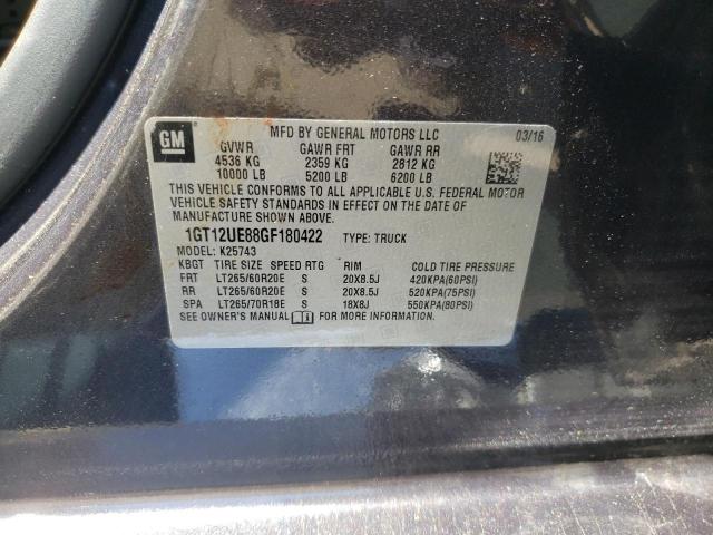 2016 GMC SIERRA K2500 DENALI 1GT12UE88GF180422