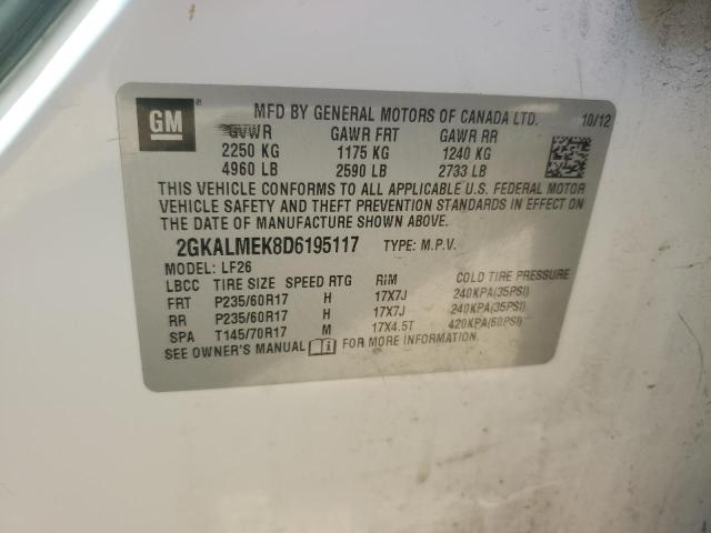 2013 GMC TERRAIN SL - 2GKALMEK8D6195117