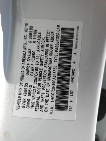 2015 HONDA ACCORD LX - 1HGCR2F30FA248558