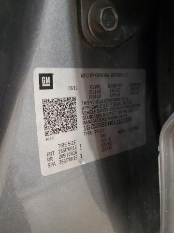 2020 CHEVROLET COLORADO - 1GCGSBEN0L1113325