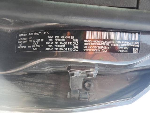 2017 JEEP RENEGADE T ZACCJBCB9HPG31161
