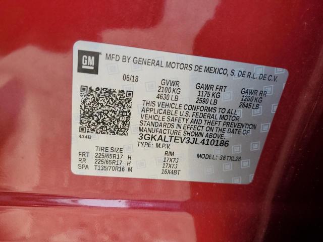 2018 GMC TERRAIN SL 3GKALTEV3JL410186