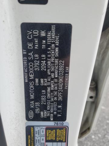 2019 KIA FORTE FE 3KPF24AD9KE028922