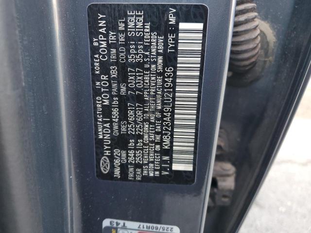 2020 HYUNDAI TUCSON SE KM8J23A49LU219436