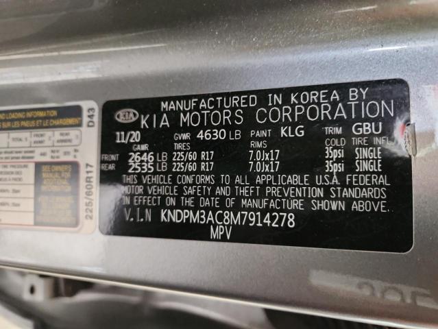 2021 KIA SPORTAGE L KNDPM3AC8M7914278