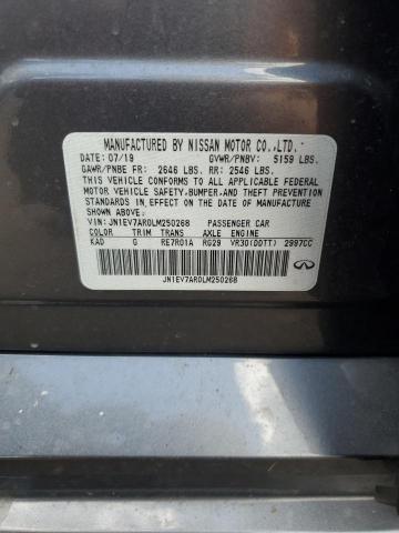 2020 INFINITI Q50 PURE JN1EV7AR0LM250268