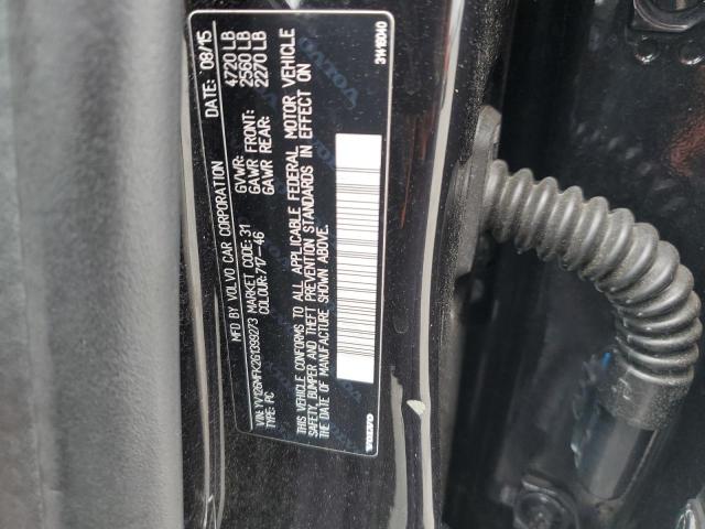 2016 VOLVO S60 PREMIE YV126MFK2G1399273