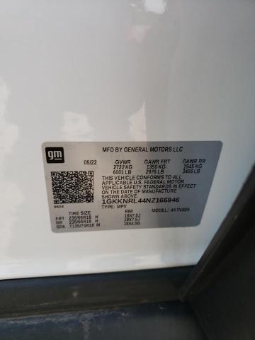 2022 GMC ACADIA SLE 1GKKNRL44NZ166946