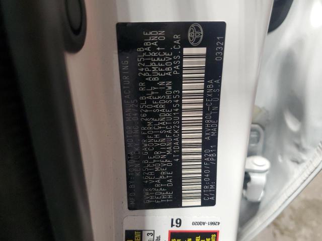 2025 TOYOTA CAMRY XSE 4T1DAACK2SU145453