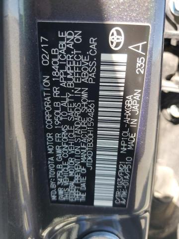 2017 TOYOTA PRIUS C JTDKDTB30H1594861
