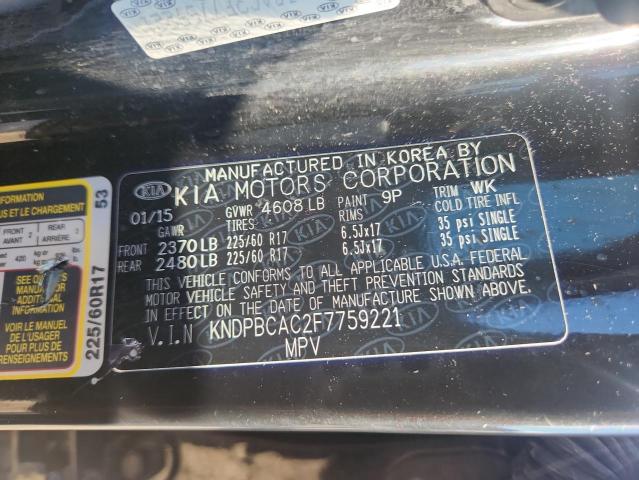 2015 KIA SPORTAGE L #3291463477