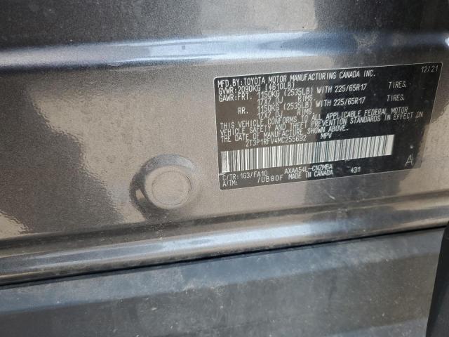 2021 TOYOTA RAV4 XLE 2T3P1RFV4MC255692