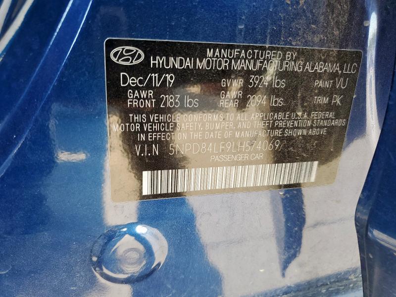 2020 HYUNDAI ELANTRA SE - 5NPD84LF9LH574069