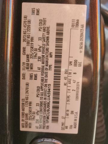 2020 FORD ESCAPE TIT 1FMCU9J99LUA59415