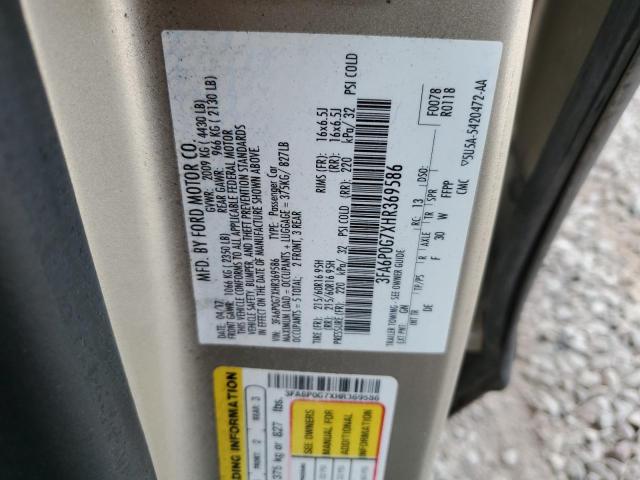 2017 FORD FUSION S 3FA6P0G7XHR369586