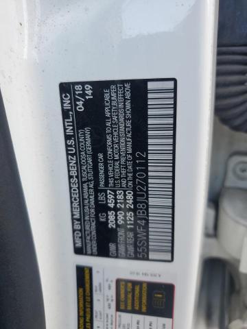 2018 MERCEDES-BENZ C 300 55SWF4JB8JU270112